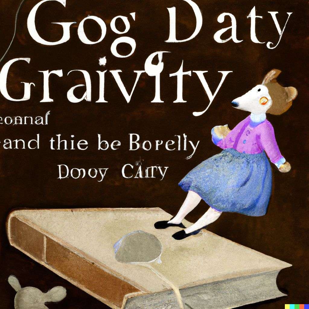 the discovery of gravity, by Beatrix Potter